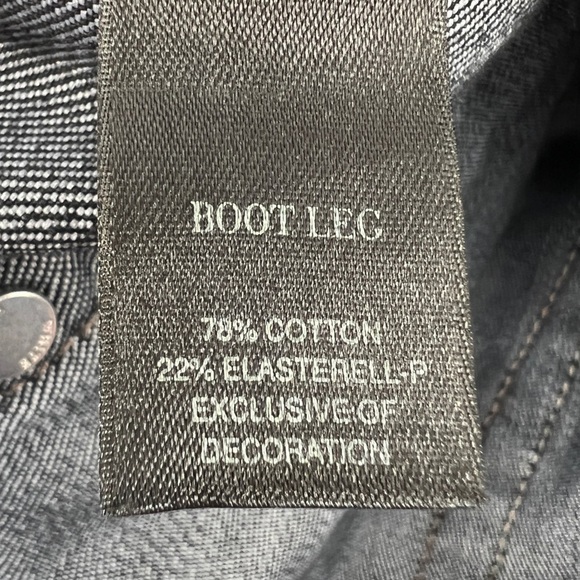 White House Black Market Black Boot Leg Jeans Size 4 Long Women’s - Picture 4 of 5